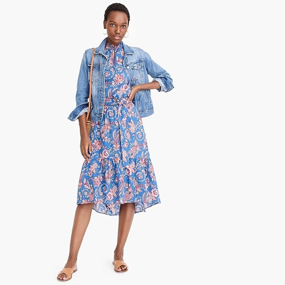 NWT J Crew Liberty Floral Belle Skirt - Picture 2 of 5